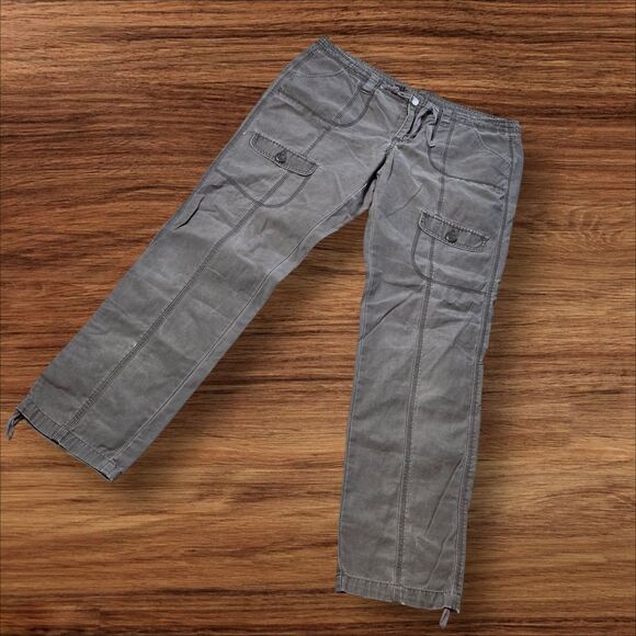 LONDONJEAN Vintage Brown Cargo Pants  Plus Size - Picture 1 of 7